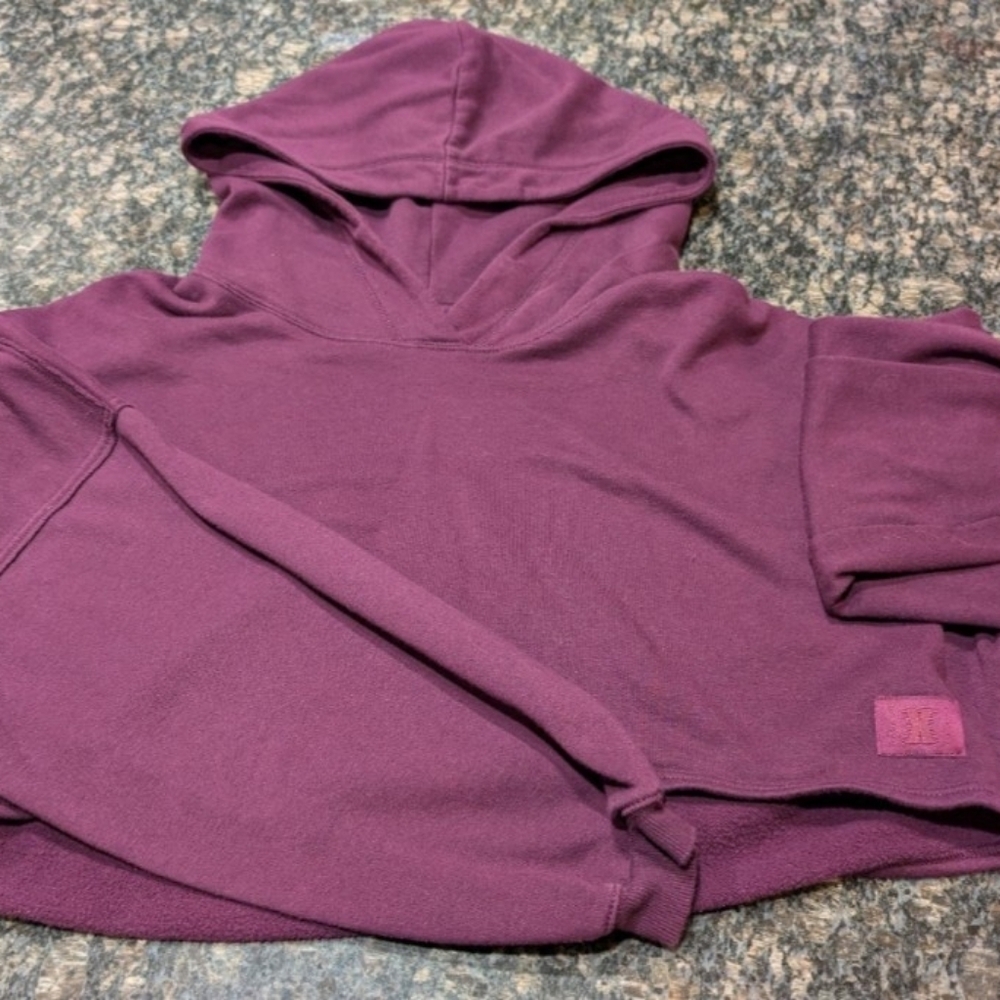 Savage X Fenty Deep Purple Cropped Sweatshirt - Picture 5 of 6